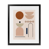 Shop Abstract I Art Print-Brown, Neutrals, Pink, Portrait, View All-framed painted poster wall decor artwork