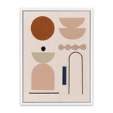 Shop Abstract I Canvas Art Print-Brown, Neutrals, Pink, Portrait, View All-framed wall decor artwork