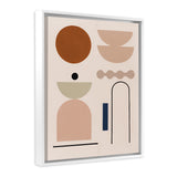 Shop Abstract I Canvas Art Print-Brown, Neutrals, Pink, Portrait, View All-framed wall decor artwork