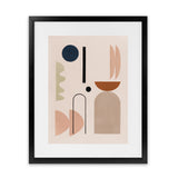 Shop Abstract II Art Print-Abstract, Neutrals, Orange, Pink, Portrait, View All-framed painted poster wall decor artwork