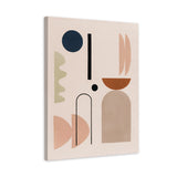 Shop Abstract II Canvas Art Print-Abstract, Neutrals, Orange, Pink, Portrait, View All-framed wall decor artwork