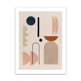 Shop Abstract II Art Print-Abstract, Neutrals, Orange, Pink, Portrait, View All-framed painted poster wall decor artwork