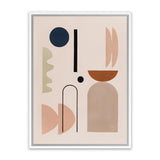 Shop Abstract II Canvas Art Print-Abstract, Neutrals, Orange, Pink, Portrait, View All-framed wall decor artwork