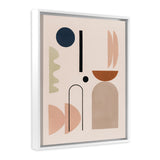 Shop Abstract II Canvas Art Print-Abstract, Neutrals, Orange, Pink, Portrait, View All-framed wall decor artwork