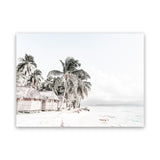 Shop Island Huts Photo Canvas Art Print-Boho, Coastal, Green, Landscape, Photography, Photography Canvas Prints, View All, White-framed wall decor artwork