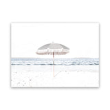 Shop Sun Parasol Photo Canvas Art Print-Boho, Coastal, Hamptons, Landscape, Photography, Photography Canvas Prints, View All, White-framed wall decor artwork