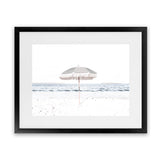 Shop Sun Parasol Photo Art Print-Boho, Coastal, Hamptons, Landscape, Photography, View All, White-framed poster wall decor artwork