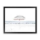 Shop Sun Parasol Photo Art Print-Boho, Coastal, Hamptons, Landscape, Photography, View All, White-framed poster wall decor artwork