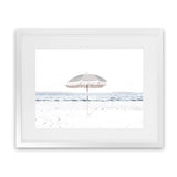 Shop Sun Parasol Photo Art Print-Boho, Coastal, Hamptons, Landscape, Photography, View All, White-framed poster wall decor artwork