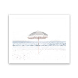 Shop Sun Parasol Photo Art Print-Boho, Coastal, Hamptons, Landscape, Photography, View All, White-framed poster wall decor artwork