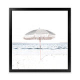 Shop Sun Parasol (Square) Photo Art Print-Boho, Coastal, Hamptons, Photography, Square, View All, White-framed poster wall decor artwork
