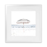 Shop Sun Parasol (Square) Photo Art Print-Boho, Coastal, Hamptons, Photography, Square, View All, White-framed poster wall decor artwork