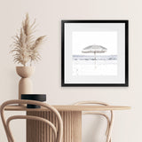 Shop Sun Parasol (Square) Photo Art Print-Boho, Coastal, Hamptons, Photography, Square, View All, White-framed poster wall decor artwork