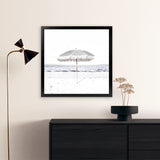 Shop Sun Parasol (Square) Photo Art Print-Boho, Coastal, Hamptons, Photography, Square, View All, White-framed poster wall decor artwork