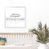 Shop Sun Parasol (Square) Photo Art Print-Boho, Coastal, Hamptons, Photography, Square, View All, White-framed poster wall decor artwork