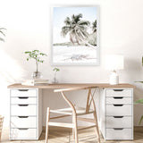 Shop Palm Shadow Photo Art Print-Boho, Coastal, Green, Hamptons, Photography, Portrait, Tropical, View All-framed poster wall decor artwork