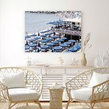 Shop Mar Di Cobalto Photo Canvas Art Print-Blue, Coastal, Landscape, Photography, Photography Canvas Prints, View All-framed wall decor artwork