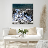 Shop La Fontelina II (Square) Photo Canvas Art Print-Blue, Coastal, Photography Canvas Prints, Square, View All-framed wall decor artwork