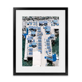 Shop Sorrento Bathers I Photo Art Print-Blue, Coastal, Photography, Portrait, View All-framed poster wall decor artwork