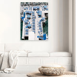 Shop Sorrento Bathers I Photo Canvas Art Print-Blue, Coastal, Photography, Photography Canvas Prints, Portrait, View All-framed wall decor artwork