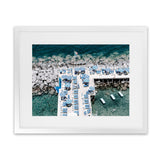 Shop Sorrento Bathers II Photo Art Print-Amalfi Coast Italy, Blue, Coastal, Landscape, Photography, View All-framed poster wall decor artwork