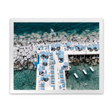Shop Sorrento Bathers II Photo Art Print-Amalfi Coast Italy, Blue, Coastal, Landscape, Photography, View All-framed poster wall decor artwork