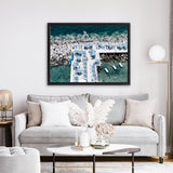 Shop Sorrento Bathers II Photo Canvas Art Print-Amalfi Coast Italy, Blue, Coastal, Landscape, Photography, Photography Canvas Prints, View All-framed wall decor artwork