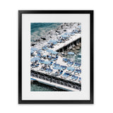 Shop Sorrento Bathers IV Photo Art Print-Amalfi Coast Italy, Blue, Coastal, Photography, Portrait, View All-framed poster wall decor artwork