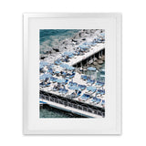 Shop Sorrento Bathers IV Photo Art Print-Amalfi Coast Italy, Blue, Coastal, Photography, Portrait, View All-framed poster wall decor artwork