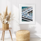 Shop Sorrento Bathers IV Photo Art Print-Amalfi Coast Italy, Blue, Coastal, Photography, Portrait, View All-framed poster wall decor artwork