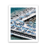 Shop Sorrento Bathers IV Photo Art Print-Amalfi Coast Italy, Blue, Coastal, Photography, Portrait, View All-framed poster wall decor artwork