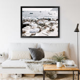 Shop A Day At Fontelina I Photo Art Print-Amalfi Coast Italy, Blue, Coastal, Hamptons, Landscape, Photography, View All-framed poster wall decor artwork