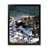 Shop La Fontelina From Above II Photo Art Print-Blue, Coastal, Photography, Portrait, View All-framed poster wall decor artwork