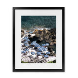 Shop La Fontelina From Above II Photo Art Print-Blue, Coastal, Photography, Portrait, View All-framed poster wall decor artwork