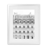 Shop Paris Building B&W II Art Print-Black, Hamptons, Photography, Portrait, View All, White-framed painted poster wall decor artwork