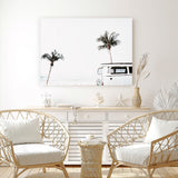 Shop Summer Roadtrip Photo Canvas Art Print-Boho, Landscape, Photography, Photography Canvas Prints, Tropical, View All, White-framed wall decor artwork