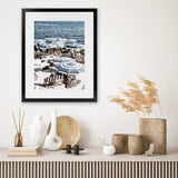 Shop Fontelina Views Photo Art Print-Amalfi Coast Italy, Blue, Coastal, Photography, Portrait, View All-framed poster wall decor artwork