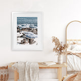 Shop Fontelina Views Photo Art Print-Amalfi Coast Italy, Blue, Coastal, Photography, Portrait, View All-framed poster wall decor artwork