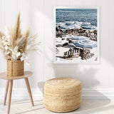 Shop Fontelina Views Photo Art Print-Amalfi Coast Italy, Blue, Coastal, Photography, Portrait, View All-framed poster wall decor artwork