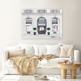 Shop 31 Rue Cambon I Canvas Art Print-Hamptons, Landscape, Neutrals, Photography, View All-framed wall decor artwork
