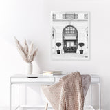 Shop 31 Rue Cambon B&W II Art Print-Black, Grey, Hamptons, Portrait, View All, White-framed painted poster wall decor artwork