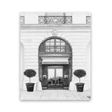 Shop 31 Rue Cambon B&W II Art Print-Black, Grey, Hamptons, Portrait, View All, White-framed painted poster wall decor artwork