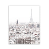 Shop Paris Rooftops Photo Art Print-Hamptons, Photography, Portrait, View All, White-framed poster wall decor artwork