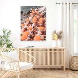 Shop One Fire Club I Photo Canvas Art Print-Amalfi Coast Italy, Coastal, Orange, Photography, Photography Canvas Prints, Portrait, View All-framed wall decor artwork