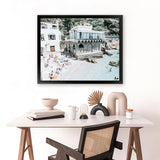 Shop Ristorante Ciro I Photo Art Print-Amalfi Coast Italy, Blue, Coastal, Green, Landscape, Photography, Tropical, View All-framed poster wall decor artwork