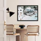 Shop Ristorante Ciro I Photo Canvas Art Print-Amalfi Coast Italy, Blue, Coastal, Green, Landscape, Photography, Photography Canvas Prints, Tropical, View All-framed wall decor artwork