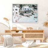 Shop Ristorante Ciro I Photo Canvas Art Print-Amalfi Coast Italy, Blue, Coastal, Green, Landscape, Photography, Photography Canvas Prints, Tropical, View All-framed wall decor artwork
