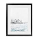 Shop Sydney Opera House Photo Art Print-Coastal, Photography, Portrait, Rectangle, Tropical, View All, White-framed poster wall decor artwork