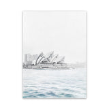 Shop Sydney Opera House Photo Canvas Art Print-Coastal, Photography, Photography Canvas Prints, Portrait, Rectangle, View All, White-framed wall decor artwork