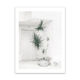 Shop Casa Di Palme II Art Print-Botanicals, Coastal, Green, Portrait, Tropical, View All, White-framed painted poster wall decor artwork